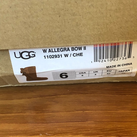 NWB W ALLEGRA BOW II Bow Long Boots size 6 - Picture 8 of 8